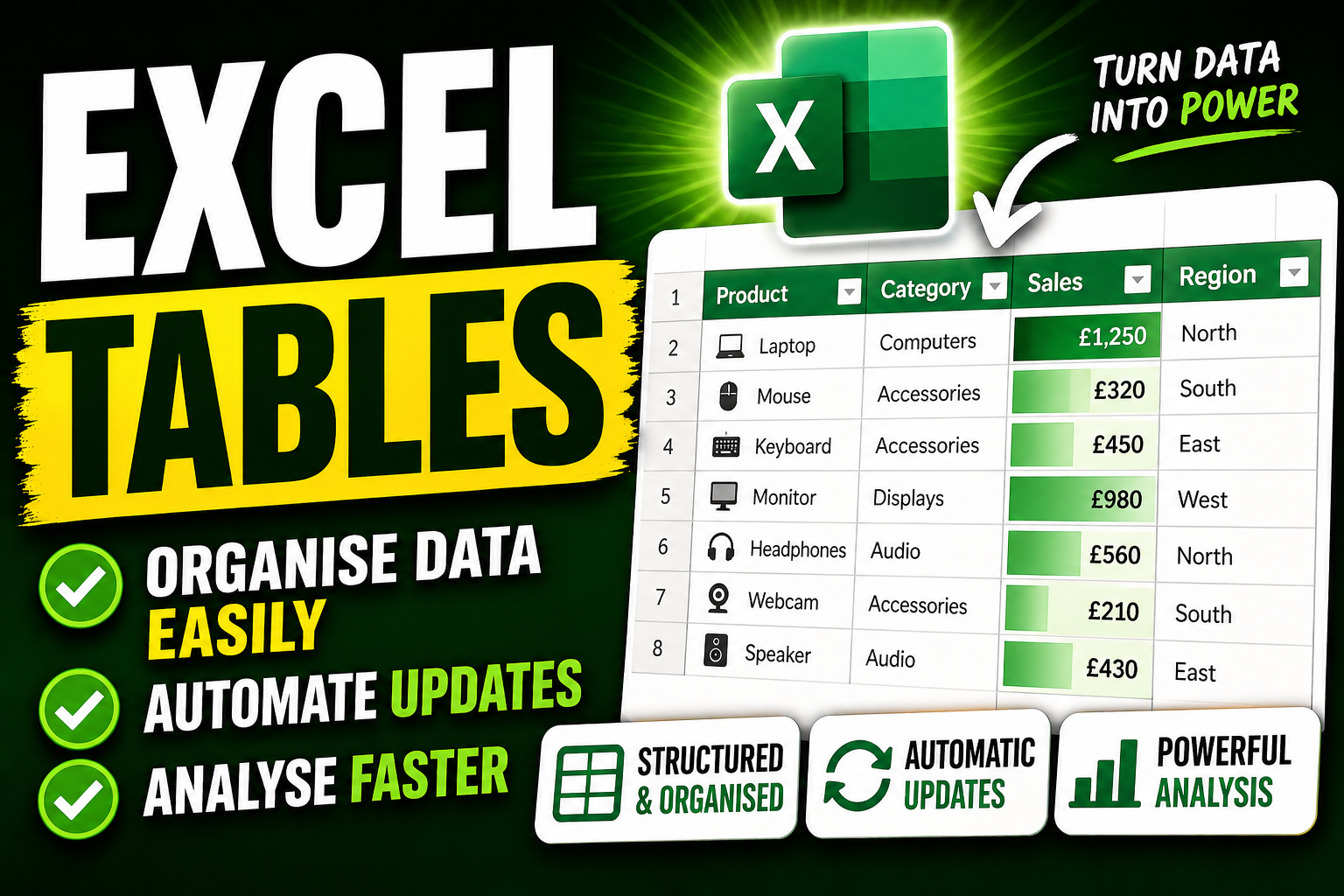 excel tables